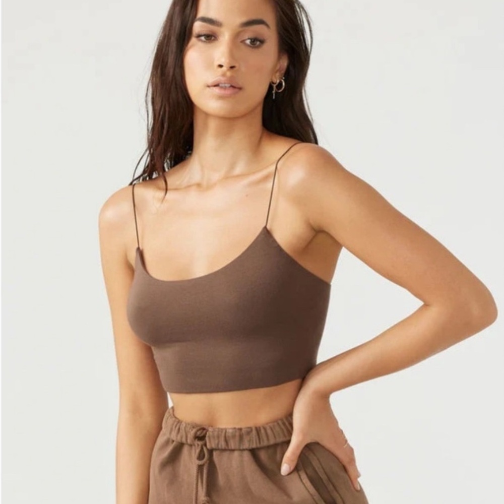 NWT Joah Brown strappy low back tank OS tobacco